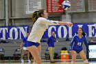 Volleyball vs Babson  Wheaton Women's Volleyball vs Babson College. - Photo by Keith Nordstrom : Wheaton, Volleyball, VB